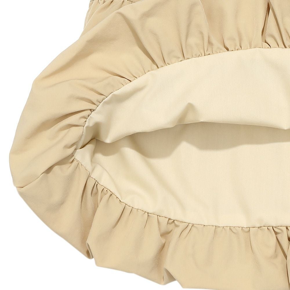子供服 女の子 ストレッチツイル バルーンスカート ベージュ(51) デザインポイント1