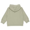 ベビー服 男の子 フード取り外し可能 ジップアップパーカー カーキ(82) 背面