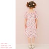 ベビー服 女の子 子ども服 こども キッズ 花柄 スクエアネック Aライン ギャザーワンピース