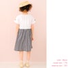 ベビー服 女の子 子ども服 こども キッズチェリー刺? リボン ギンガムチェック柄 ドッキングワンピース
