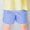 ベビー服 女の子 リボン付き ダンガリーショートパンツ