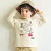 ベビー服 男の子 綿100％ 救急車 消防車 乗り物 モチーフ Tシャツ