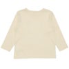 ベビー服 男の子 綿100％ 救急車 消防車 乗り物 モチーフ Tシャツ アイボリー(12) 背面