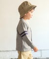 ベビー服 男の子 ロゴ ロンドンバス ワッペン 乗り物 カーディガン 杢ｸﾞﾚｰ(92) モデル画像3