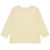 ベビー服 男の子 綿100％ ロンドンバス 乗り物 ワッペン Tシャツ アイボリー(12) 背面