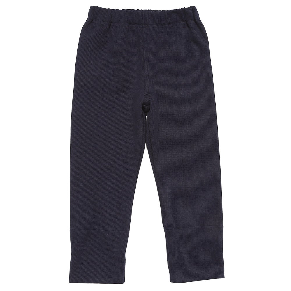 ベビー服 男の子 子ども服 こども キッズストレッチ ツイルニット 乗り物 ロゴ 折り返し 2way ロングパンツ ネイビー(06) デザインポイント1