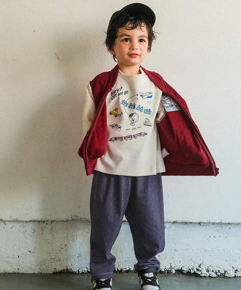 見ているだけでも楽しくなる長袖Tシャツ