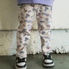 ベビー服 男の子 ストレッチ オリジナルプリント 乗り物 ロボット レギンスパンツ