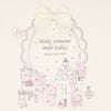 ベビー服 女の子 綿100％ リボンつきドレスミラープリント Tシャツ オフホワイト(11) デザインポイント1