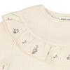 ベビー服 女の子 音符刺繍 フリルつき 長そでトレーナー アイボリー(12) デザインポイント1