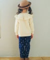 ベビー服 女の子 音符刺繍 フリルつき 長そでトレーナー アイボリー(12) モデル画像4
