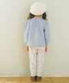 ベビー服 女の子 音符＆ブランドロゴ オリジナルプリント レギンスパンツ アイボリー(12) モデル画像3