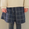子供服 女の子 チェック柄 キュロットパンツ