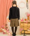 子供服 女の子 子ども服 こども キッズ ジュニア 長そで リボンモチーフつき ブラック(00) モデル画像4